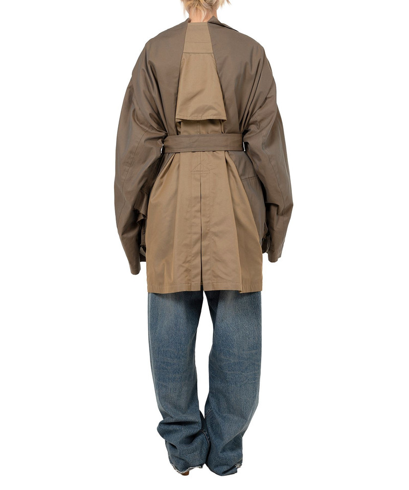 Reversed Front Trench Coat 5