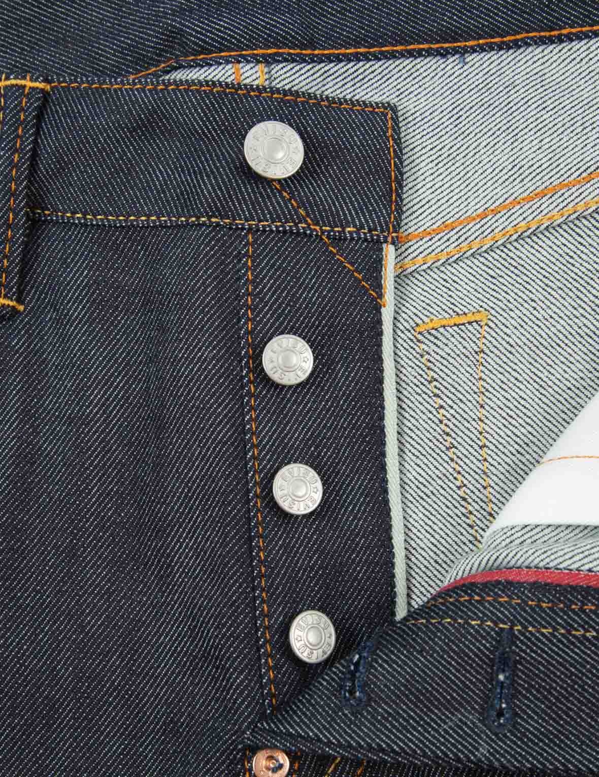 TWO-LAYER BRUSHSTROKE DAICOCK PRINT CARROT-FIT JEANS #2017 - 13