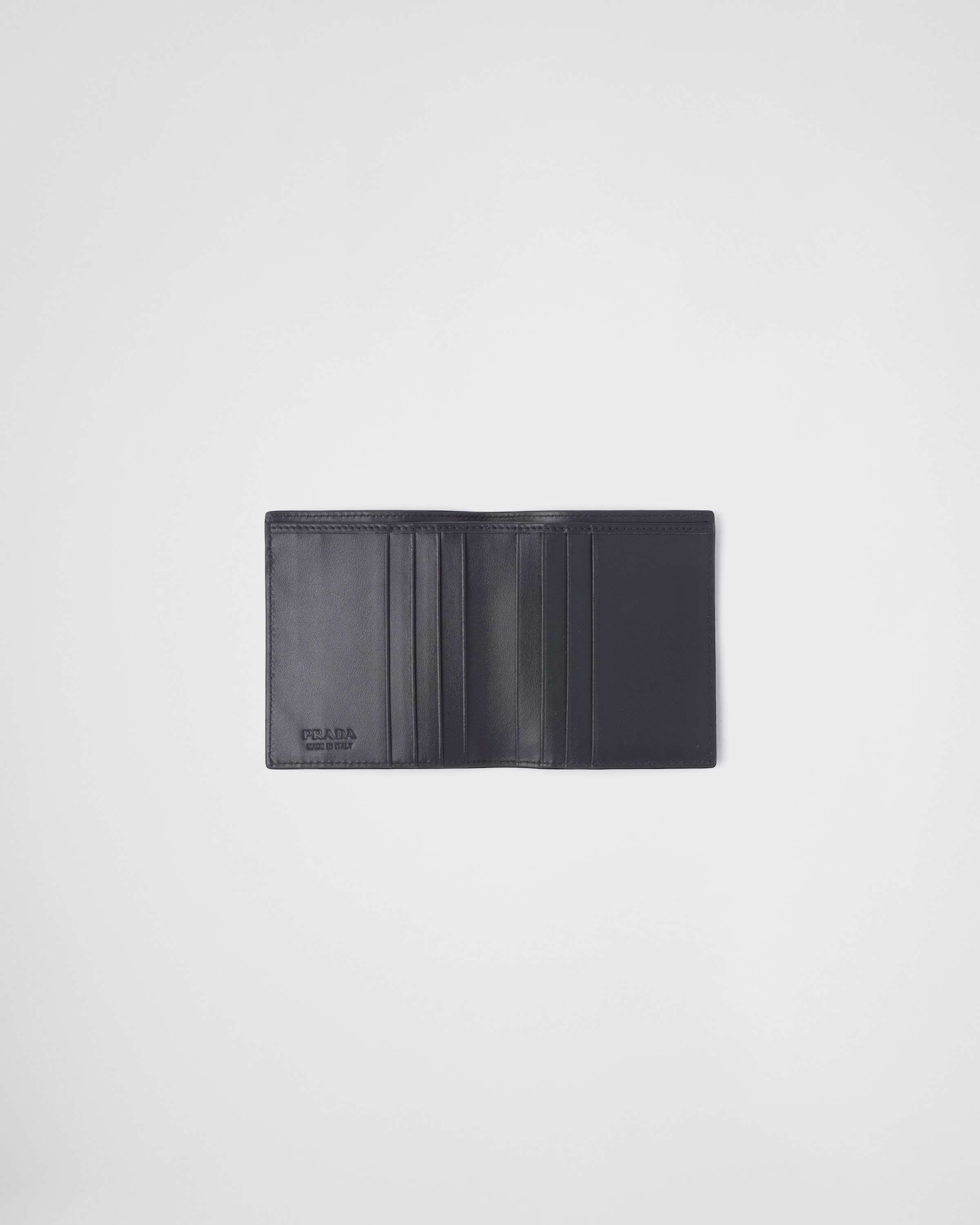 Brushed leather wallet - 4