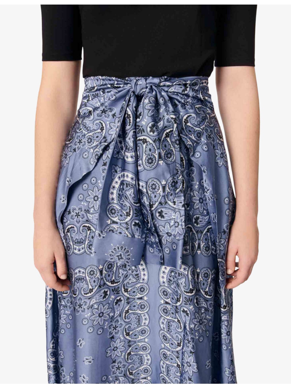Two-in-One Cotton-Blend and Satin Midi Dress - 5