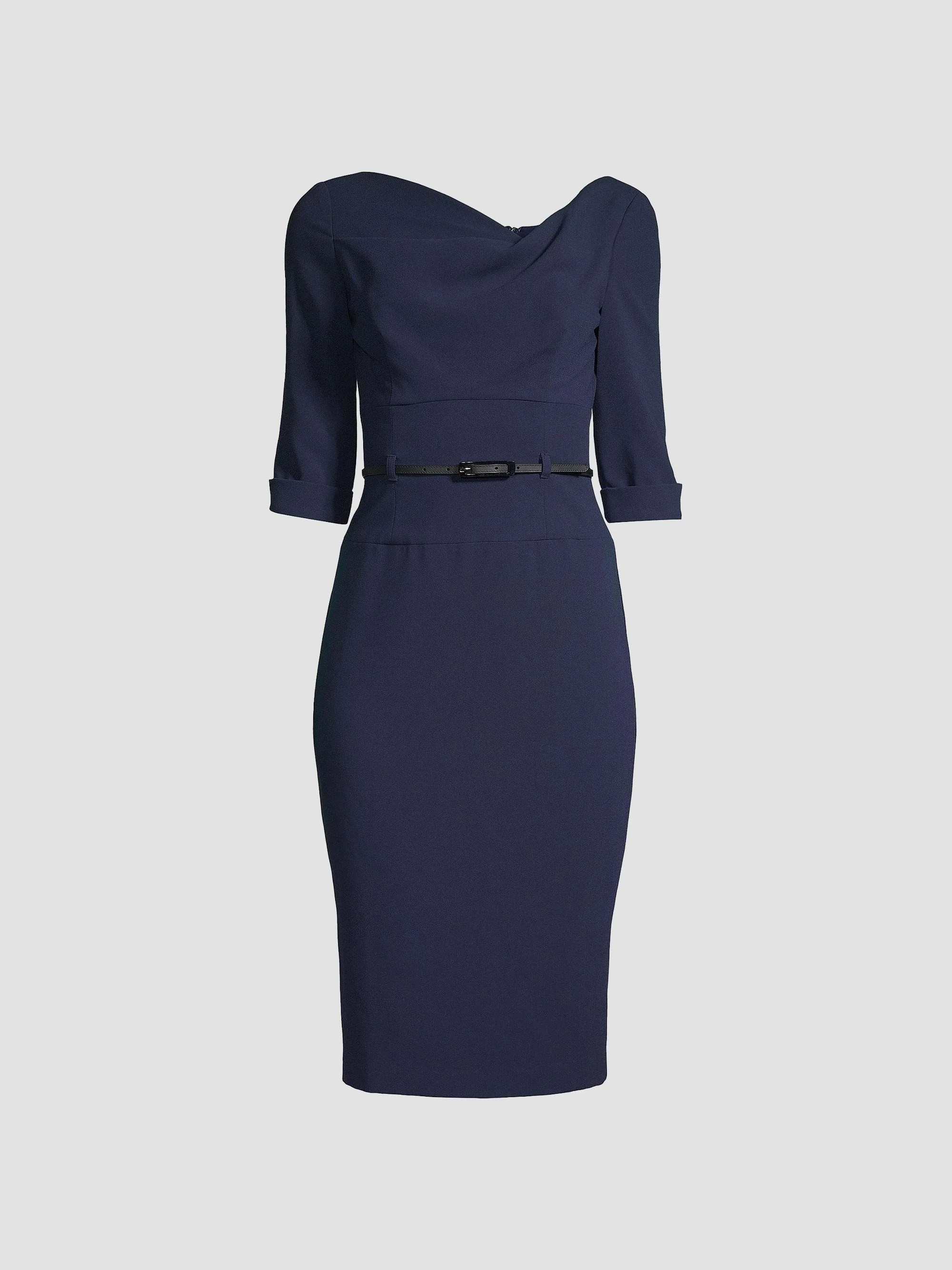 Women's Jackie O Loft Woven Sheath Dress - Pacific Blue - 1