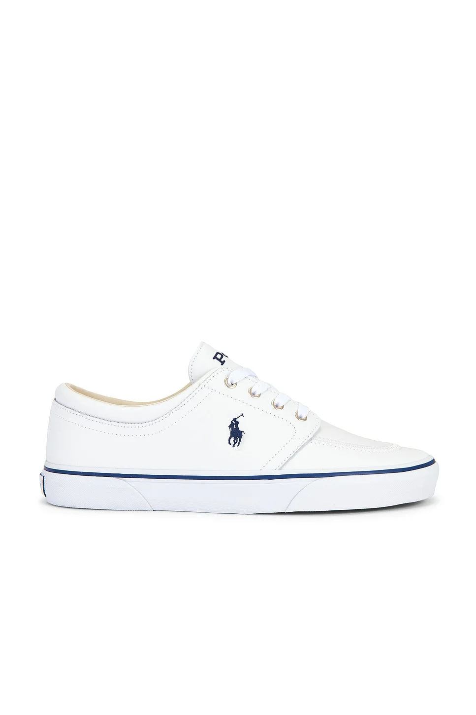 Faxon Solid Leather Low Top Sneaker - 1