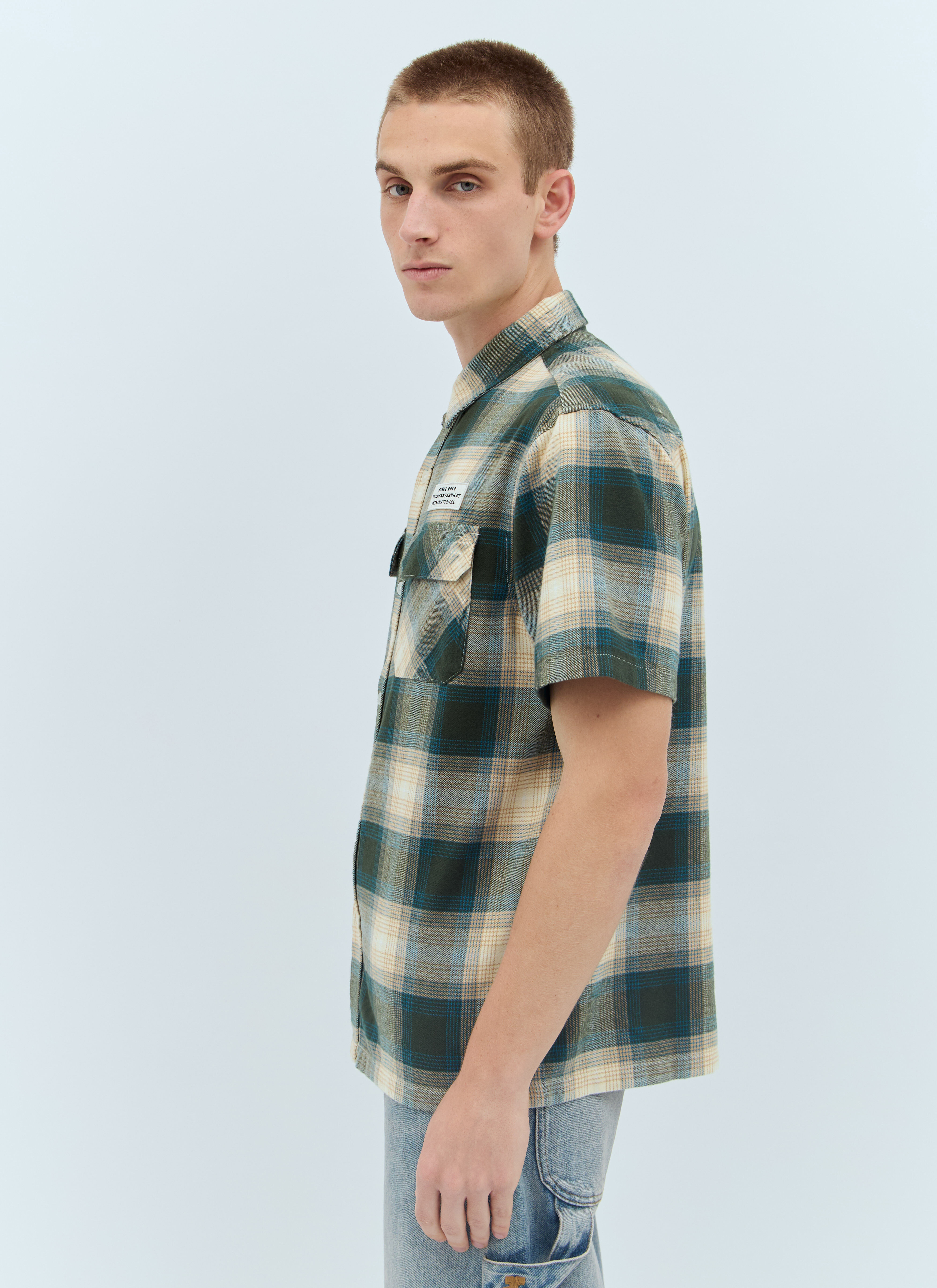 Ombre Check Shirt - 5