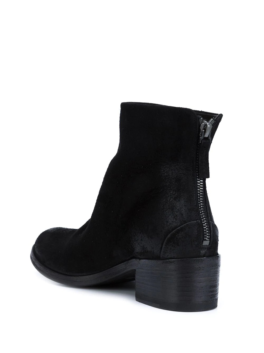 rear zip ankle boots - 3