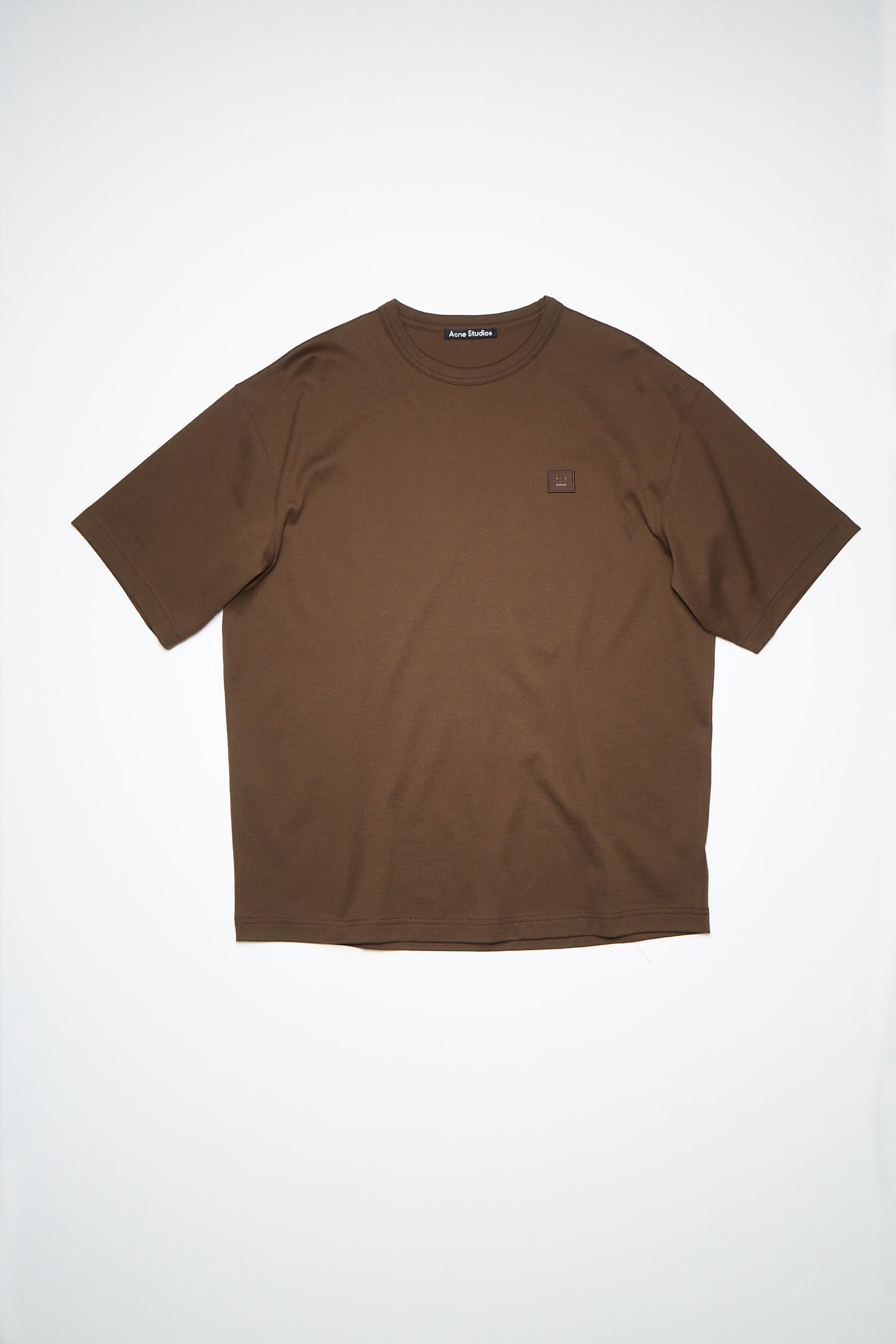 Face patch t-shirt - Chestnut brown - 4