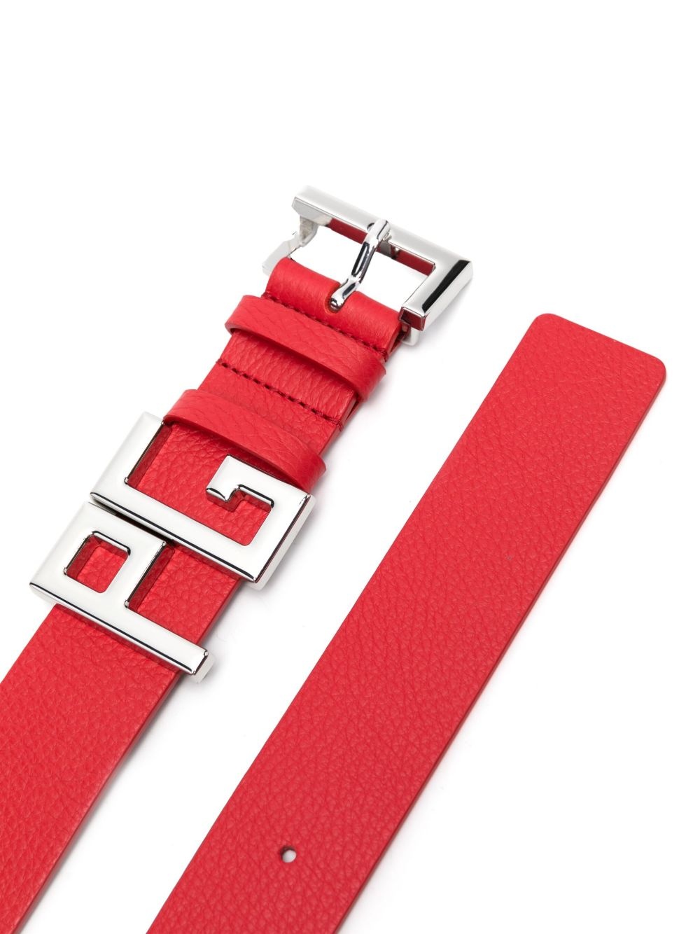 logo-lettering belt - 2