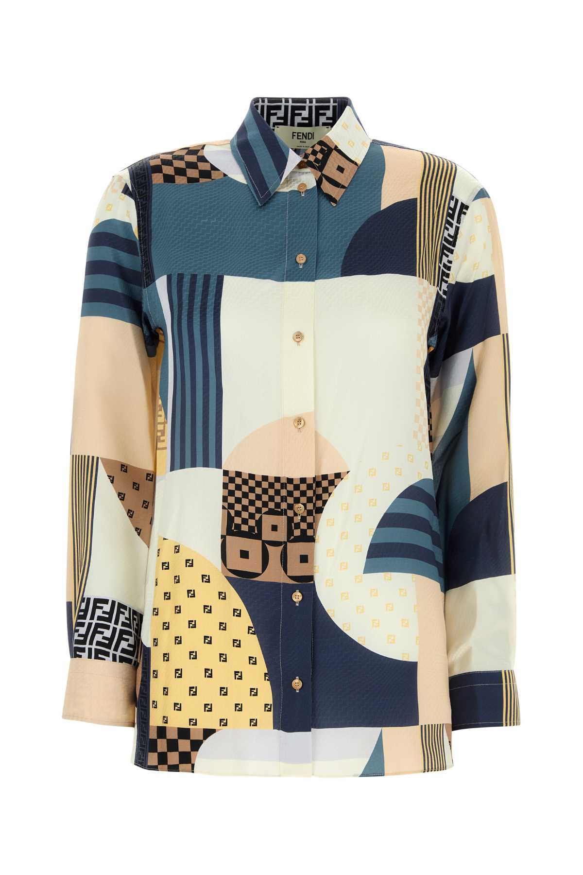 Fendi Women Printed Silk Shirt - 1