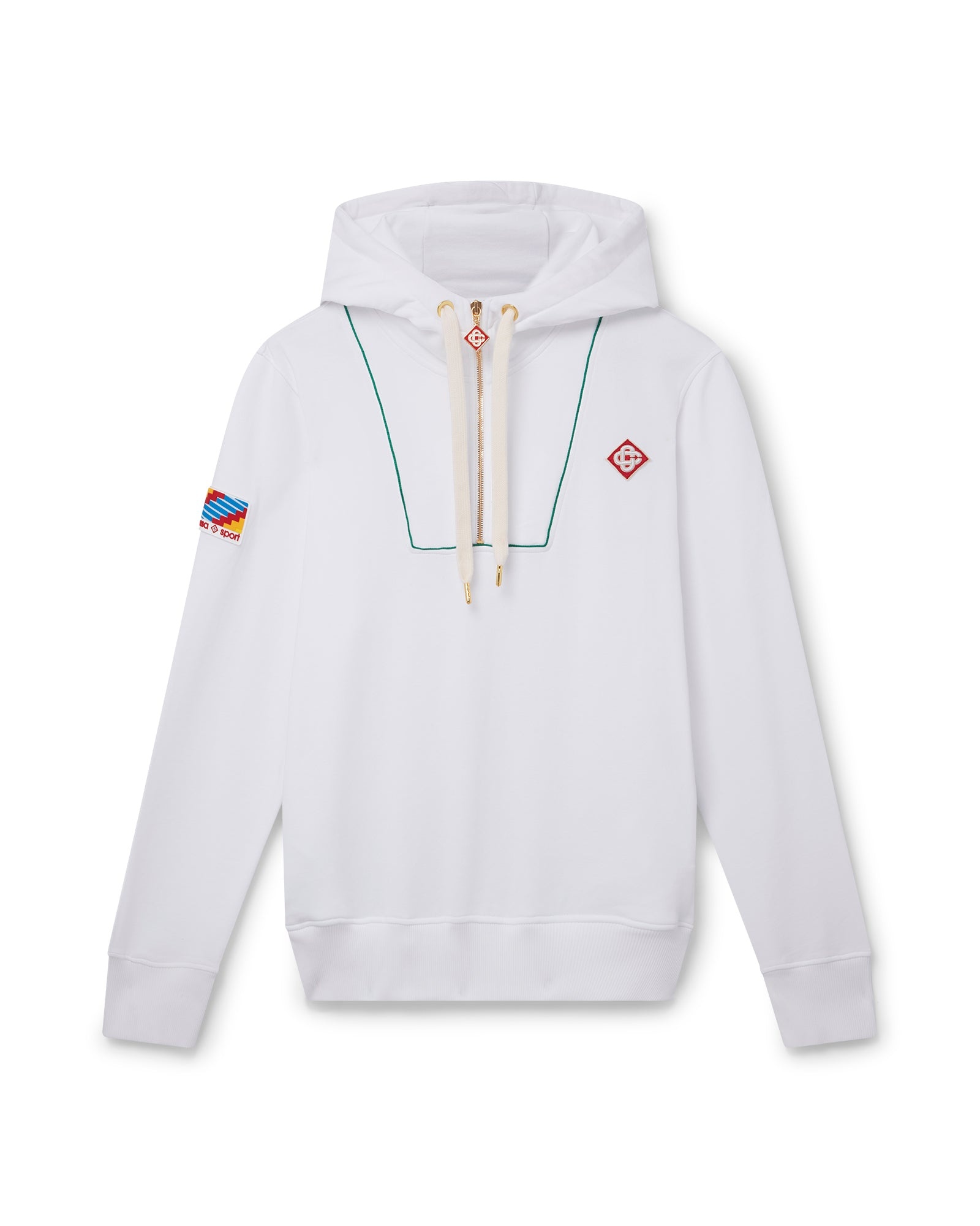 Half Zip Hooded Sweatshirt - 1