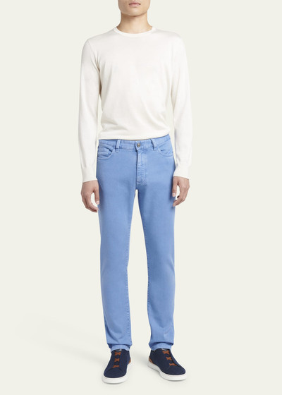 ZEGNA Men's Cotton-Stretch Slim 5-Pocket Pants outlook