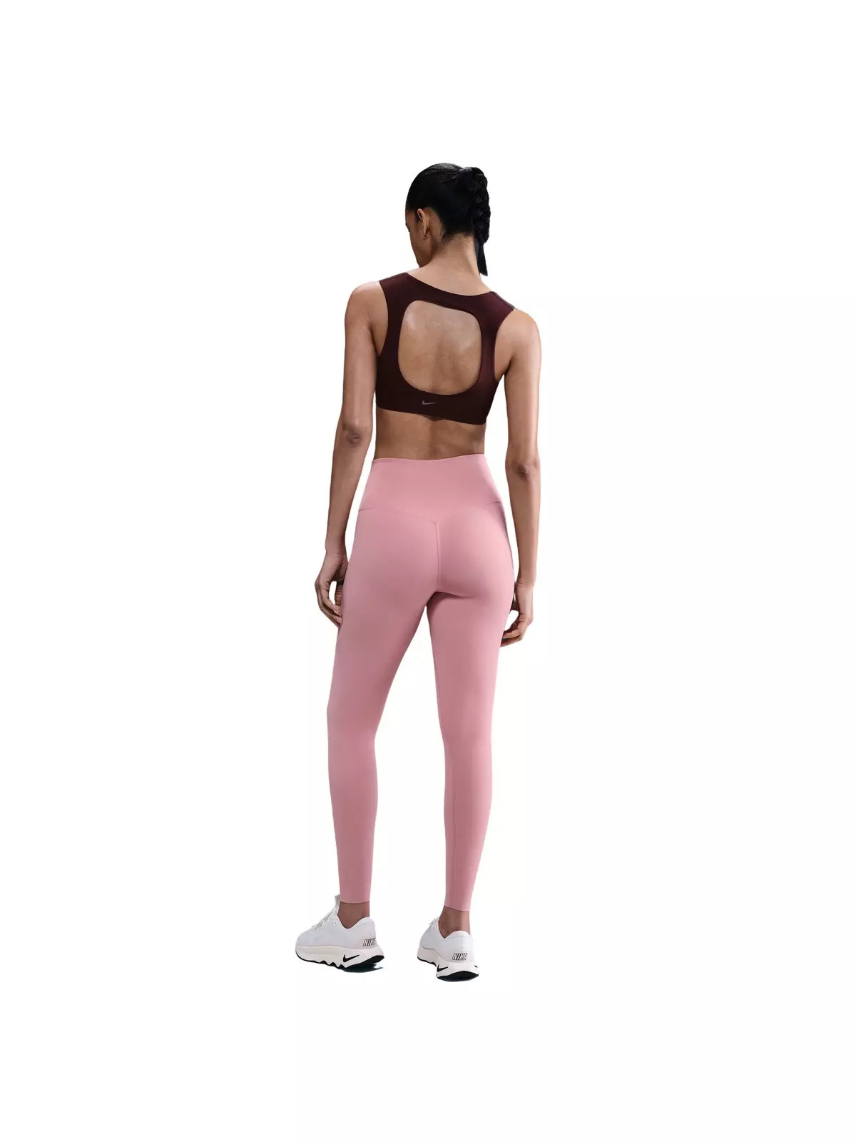 Women's Zenvy Light-Support Lightly Lined Sports Bra -Burgundy - 5