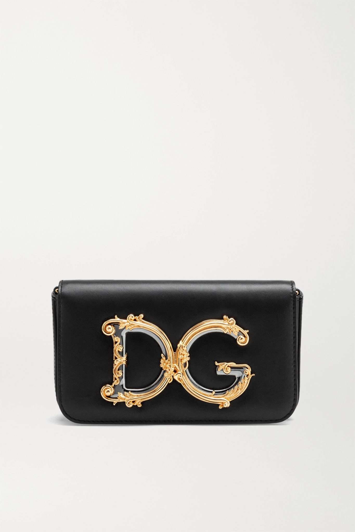 DG Girls embellished leather shoulder bag - 1