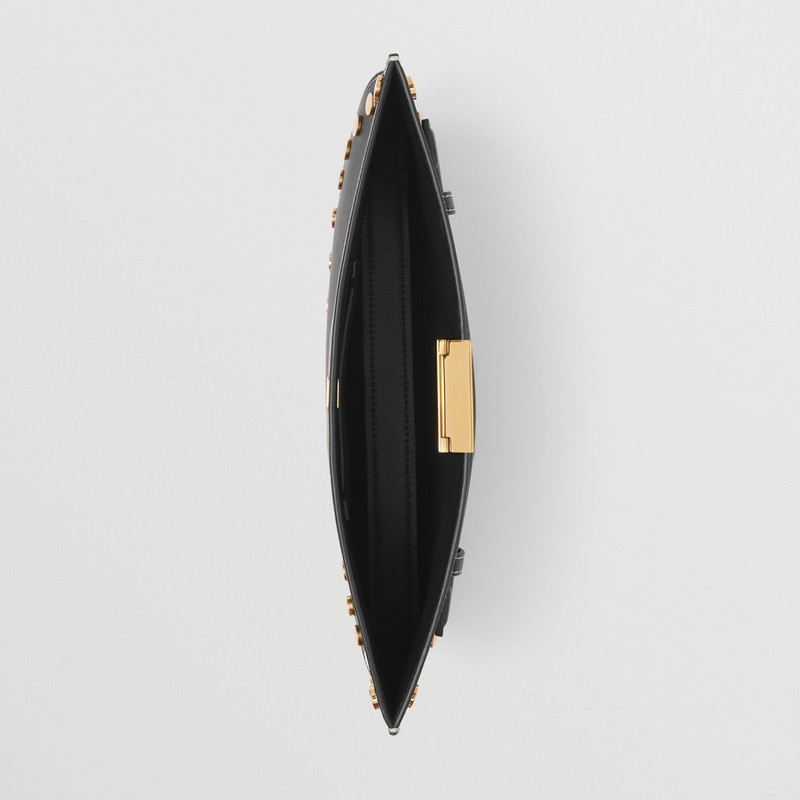 Studded Leather Olympia Clutch 4