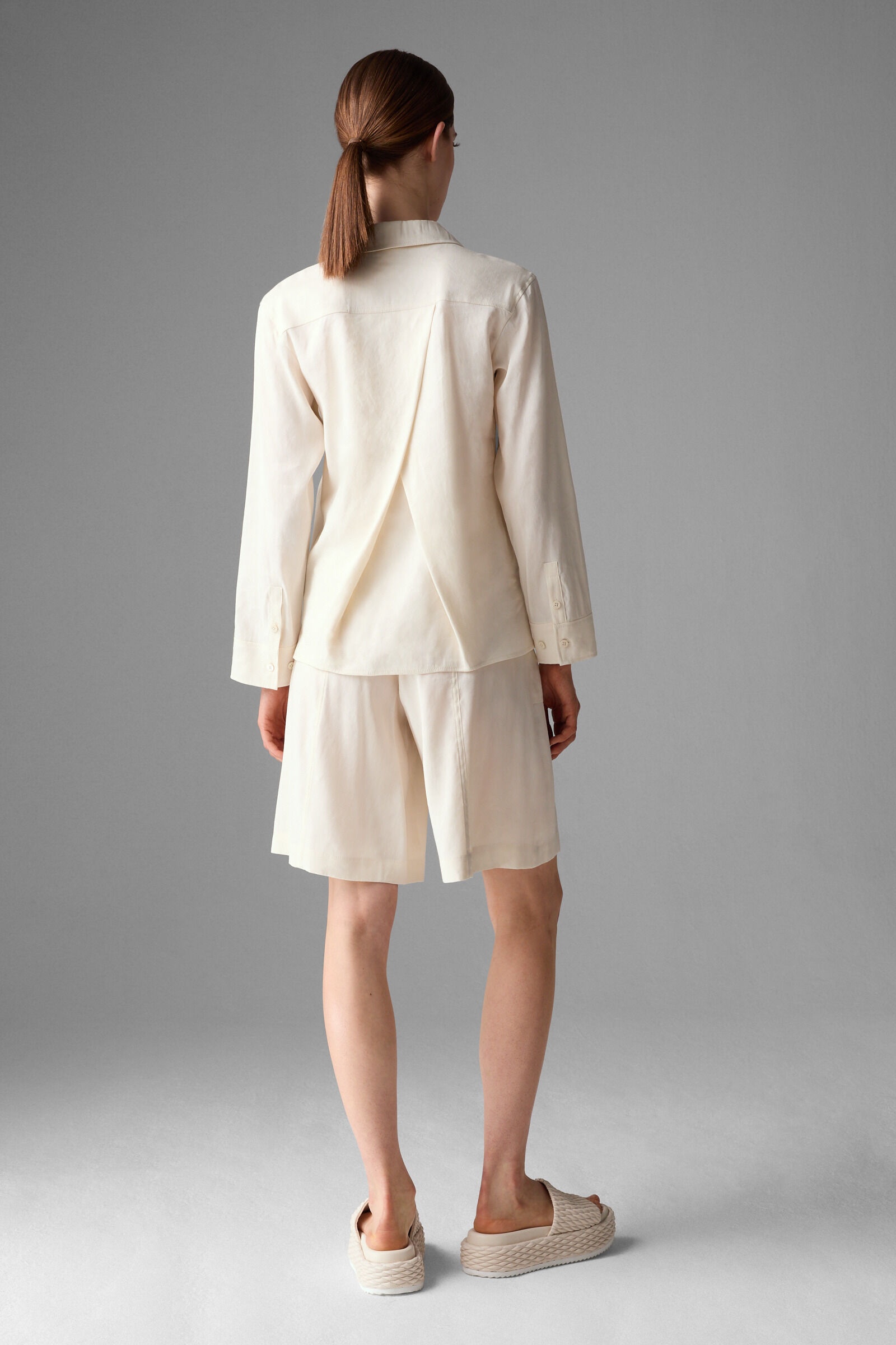 Rietta Shirt blouse in Off-white - 3