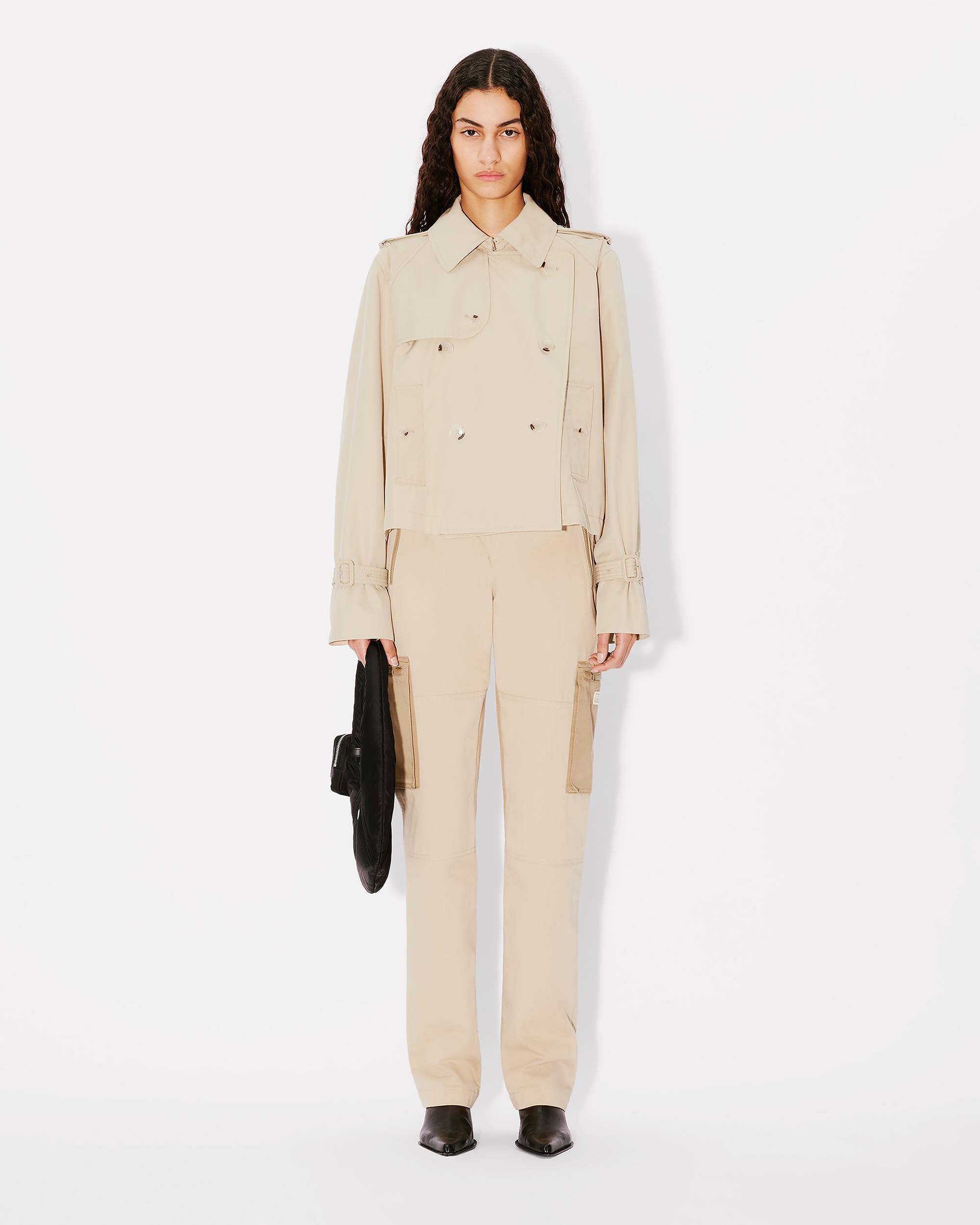 Cotton fitted cargo pants - 3
