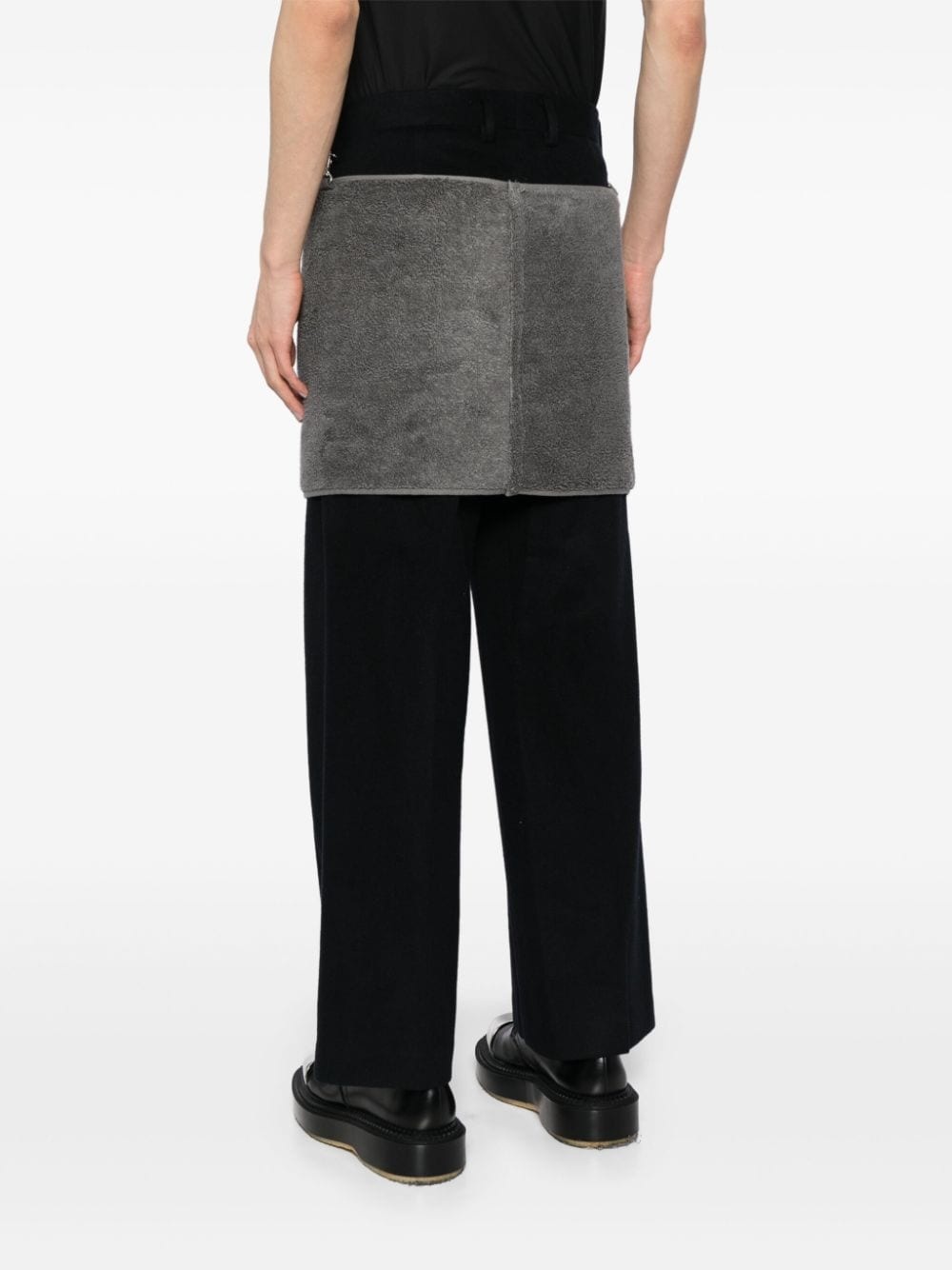 Onsen Towel felted-finish trousers - 4