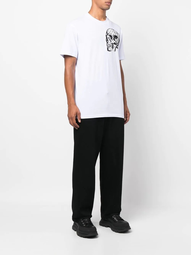 skull-print crew-neck T-shirt 4