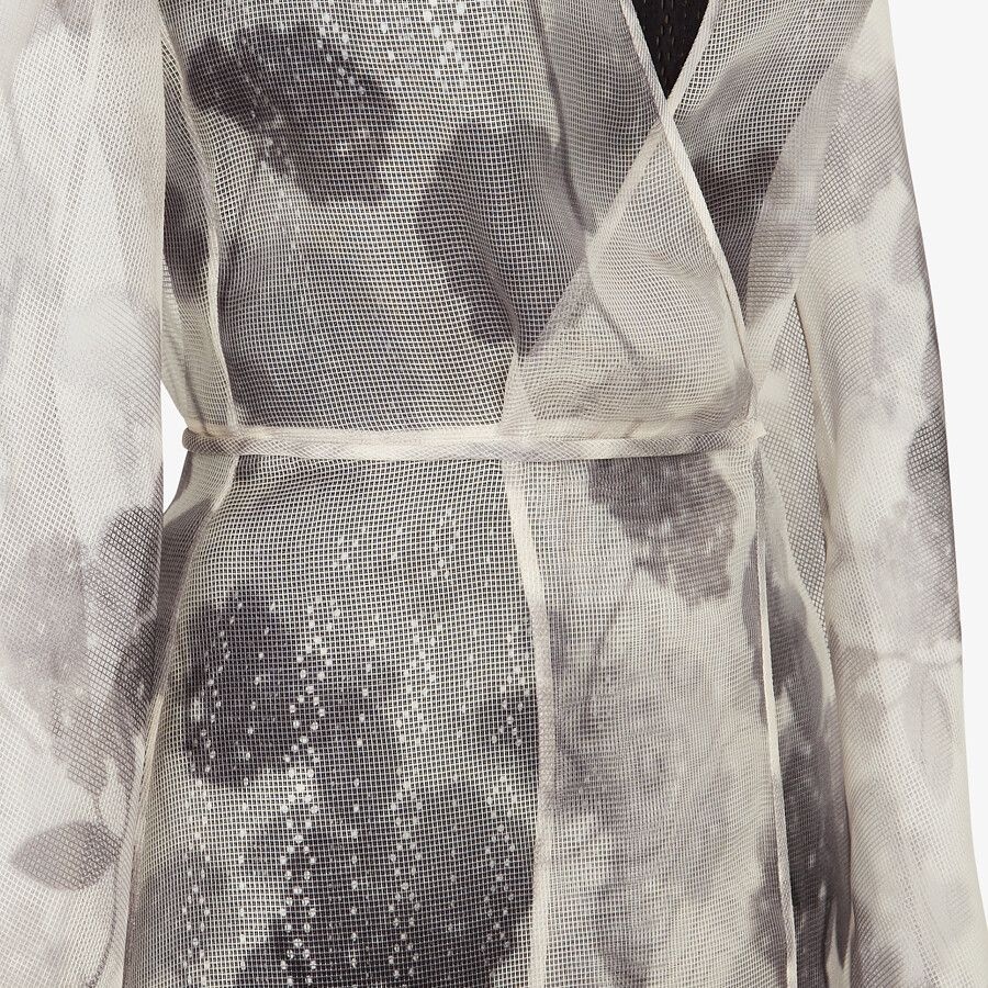 Gray organza dress - 3