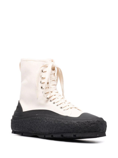 Jil Sander Vulcanised high-top sneakers outlook