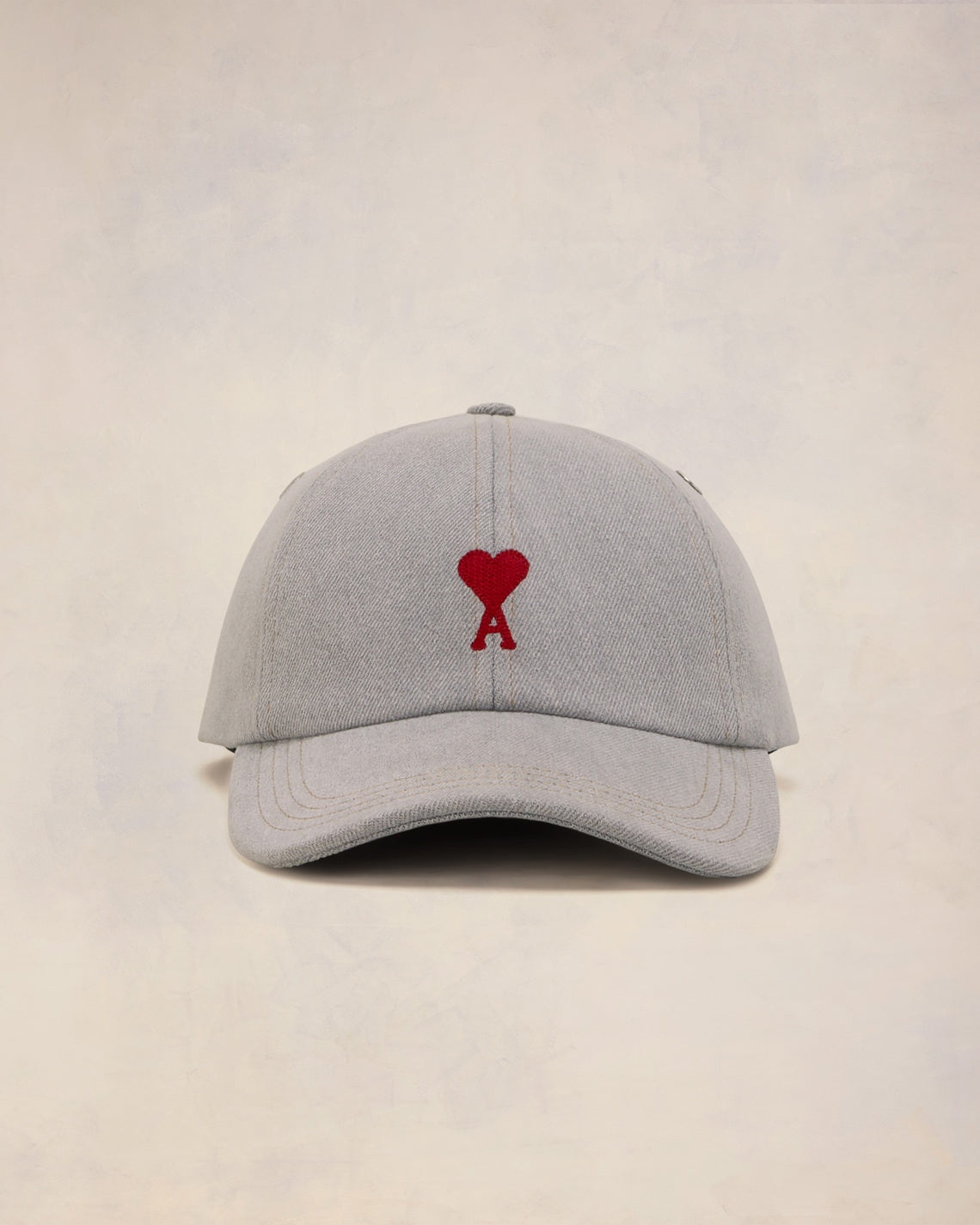 RED AMI DE COEUR EMBROIDERY CAP - 4