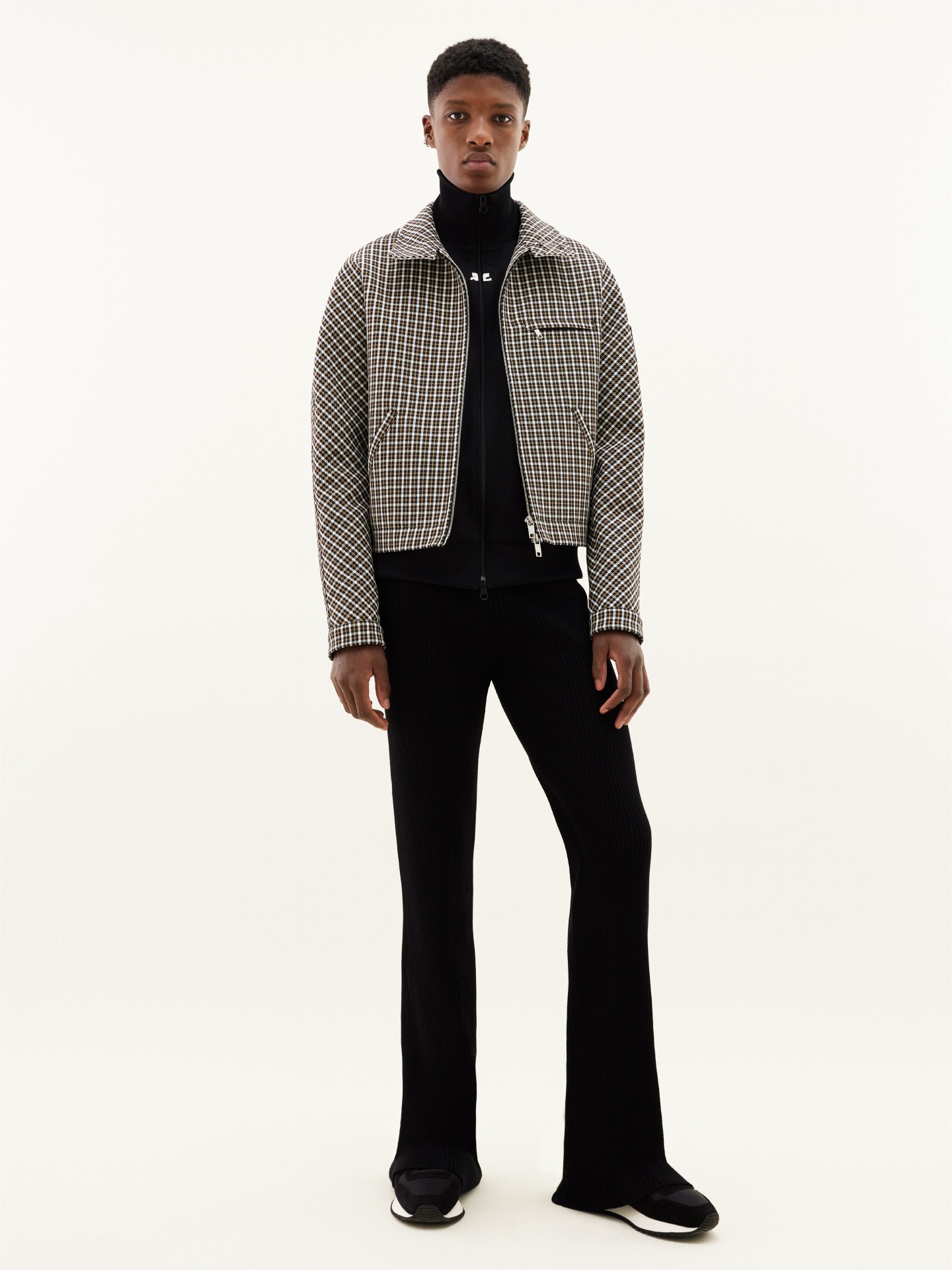CHECK BOMBERS JACKET - 2