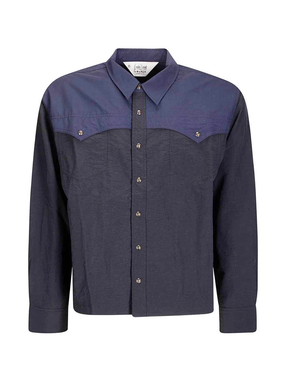 Western-style panelled shirt - 1