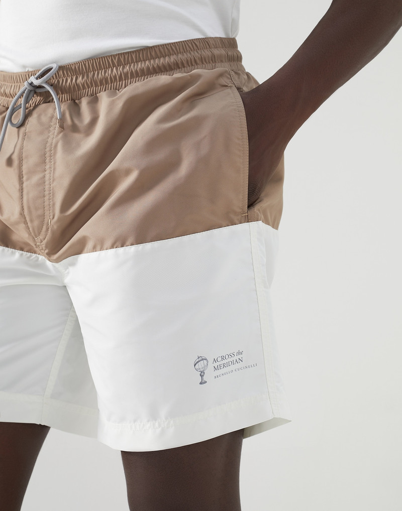 Two-tone swim shorts 3
