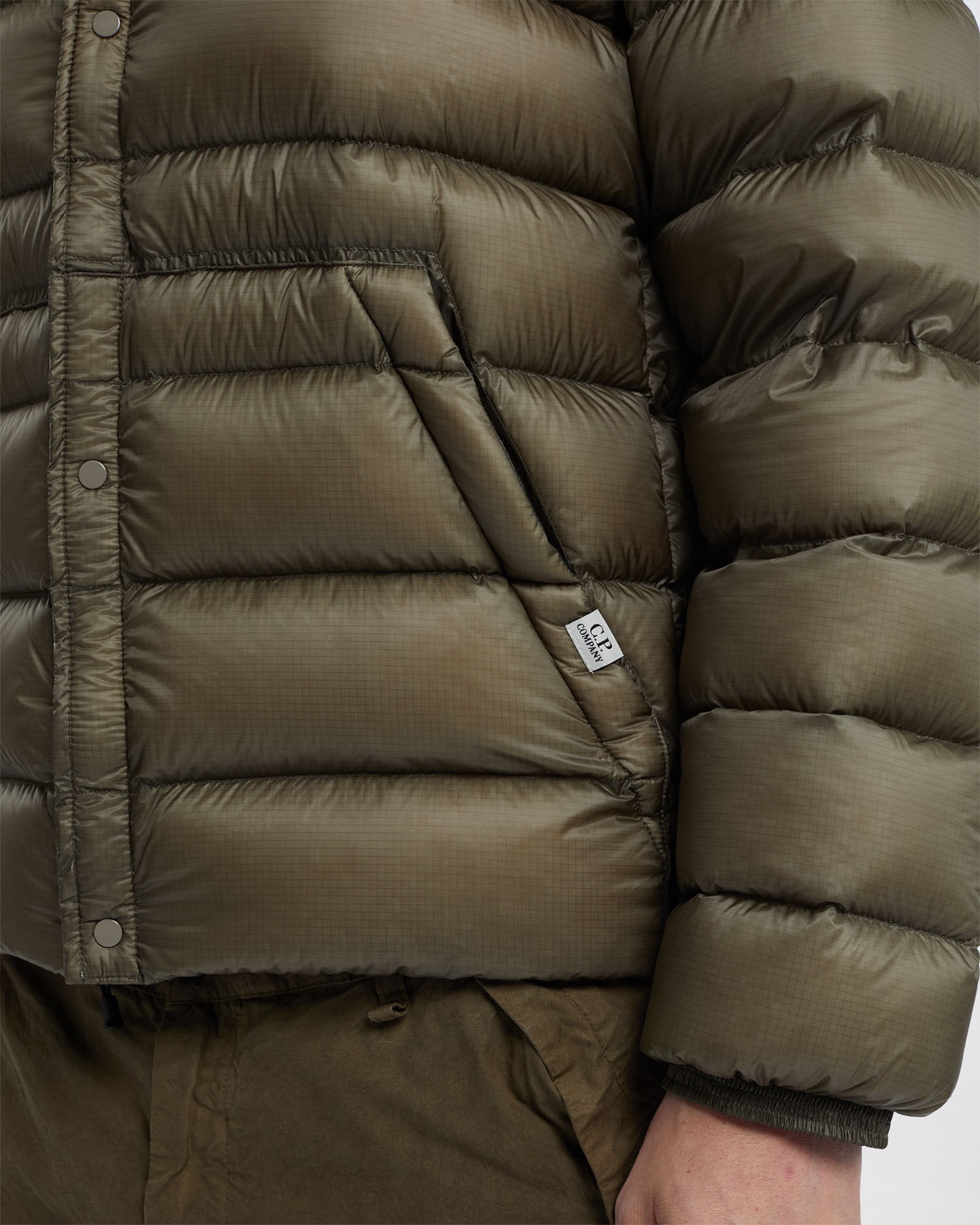 C.P. Company D.D. Shell Hooded Down Jacket | REVERSIBLE