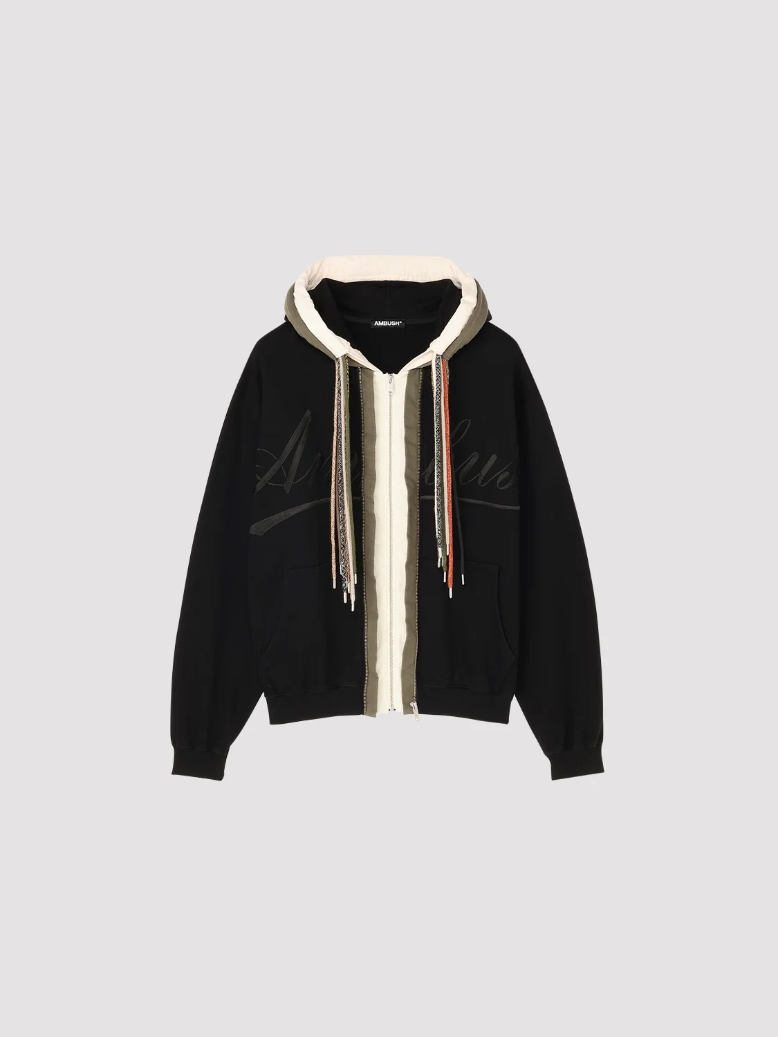 EMBROIDERED MULTICORD HOODIE - 1