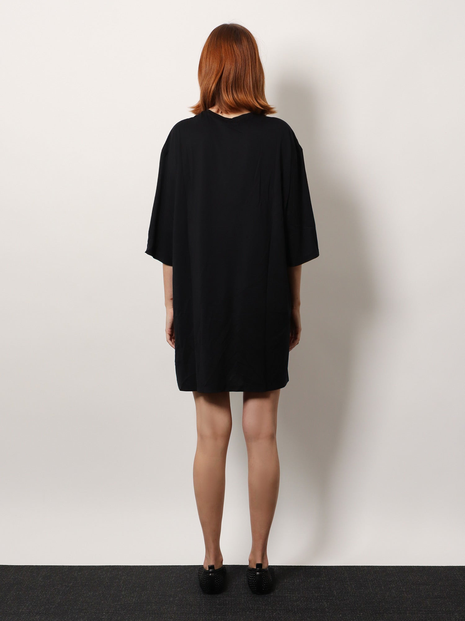 RELAXED TEE LYOCELL AND COTTON SHORT DRESS - 3