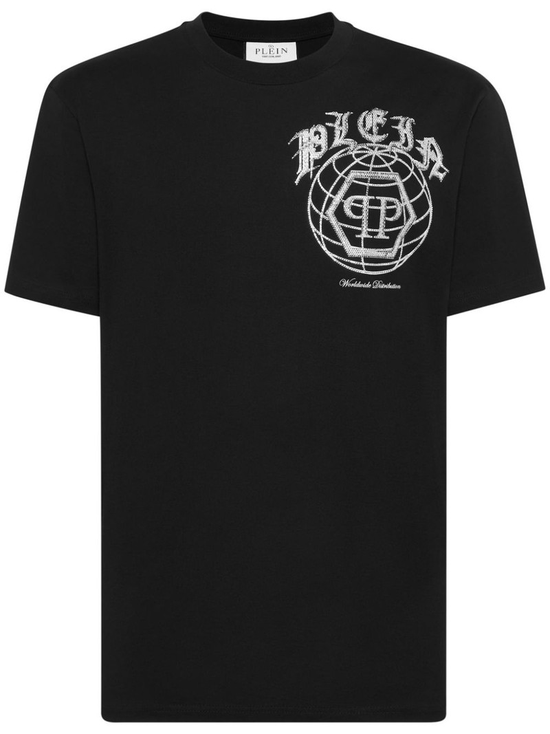 logo-print cotton T-shirt 1