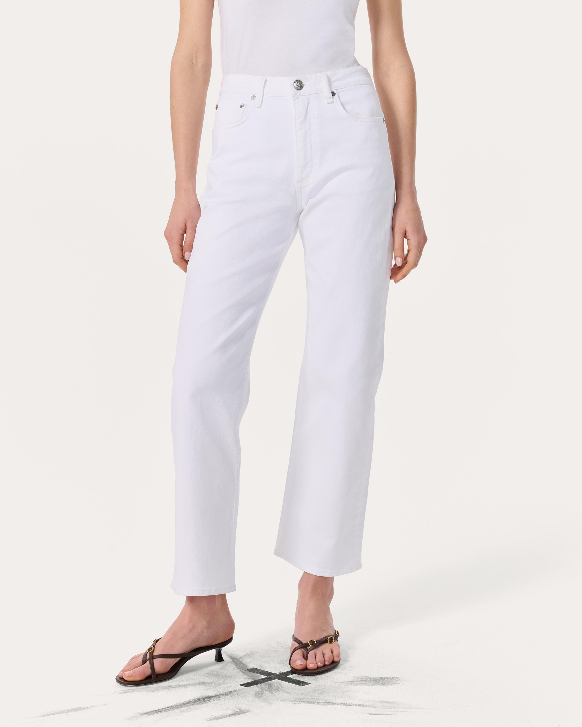 Shea Relaxed Straight Jeans
Lightweight Rigid in Optic White - 3