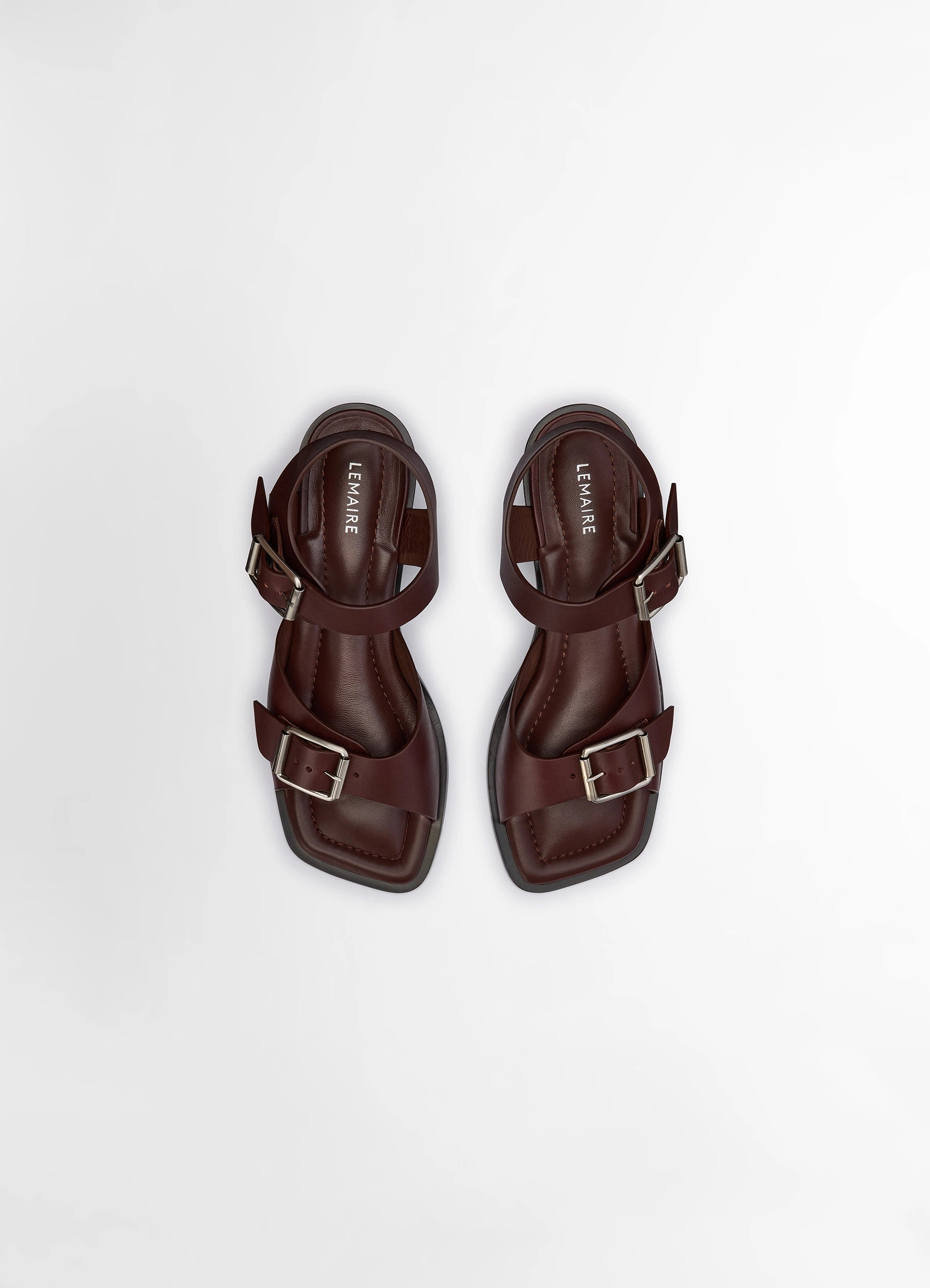 SQUARE HEELED SANDALS WITH STRAPS 35 - 5