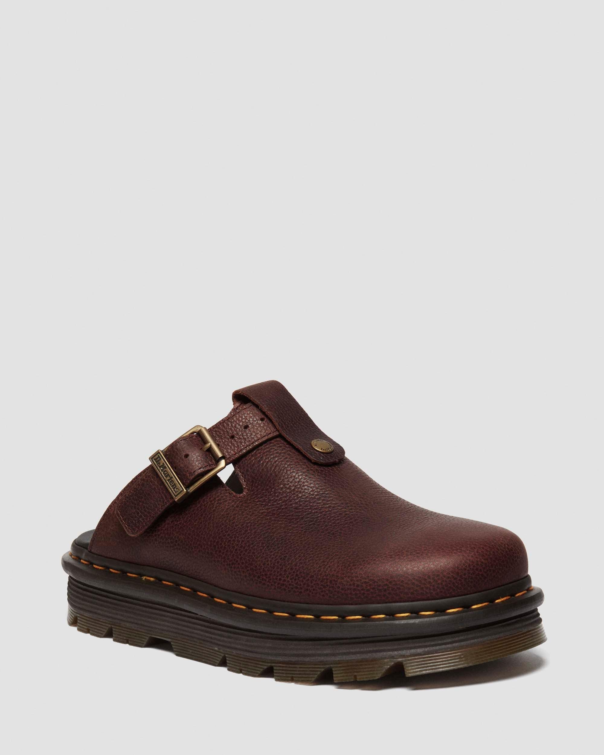 Zebzag Rustique Leather platform mules - 5