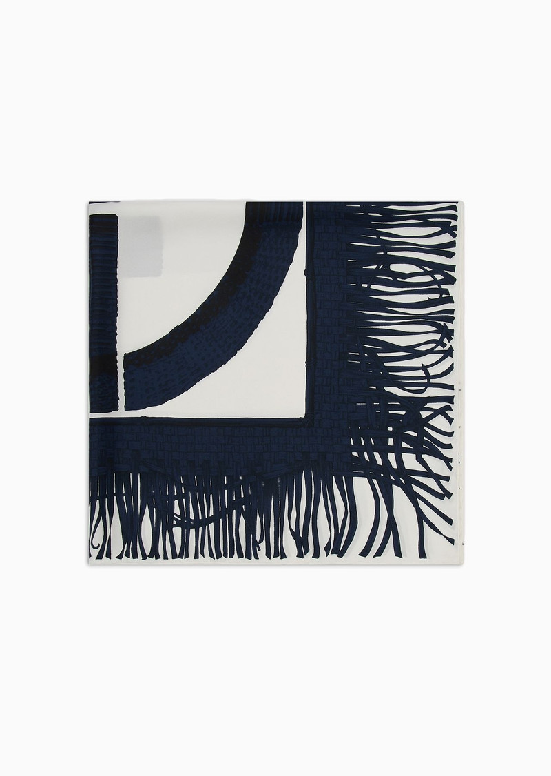 Printed silk foulard 1