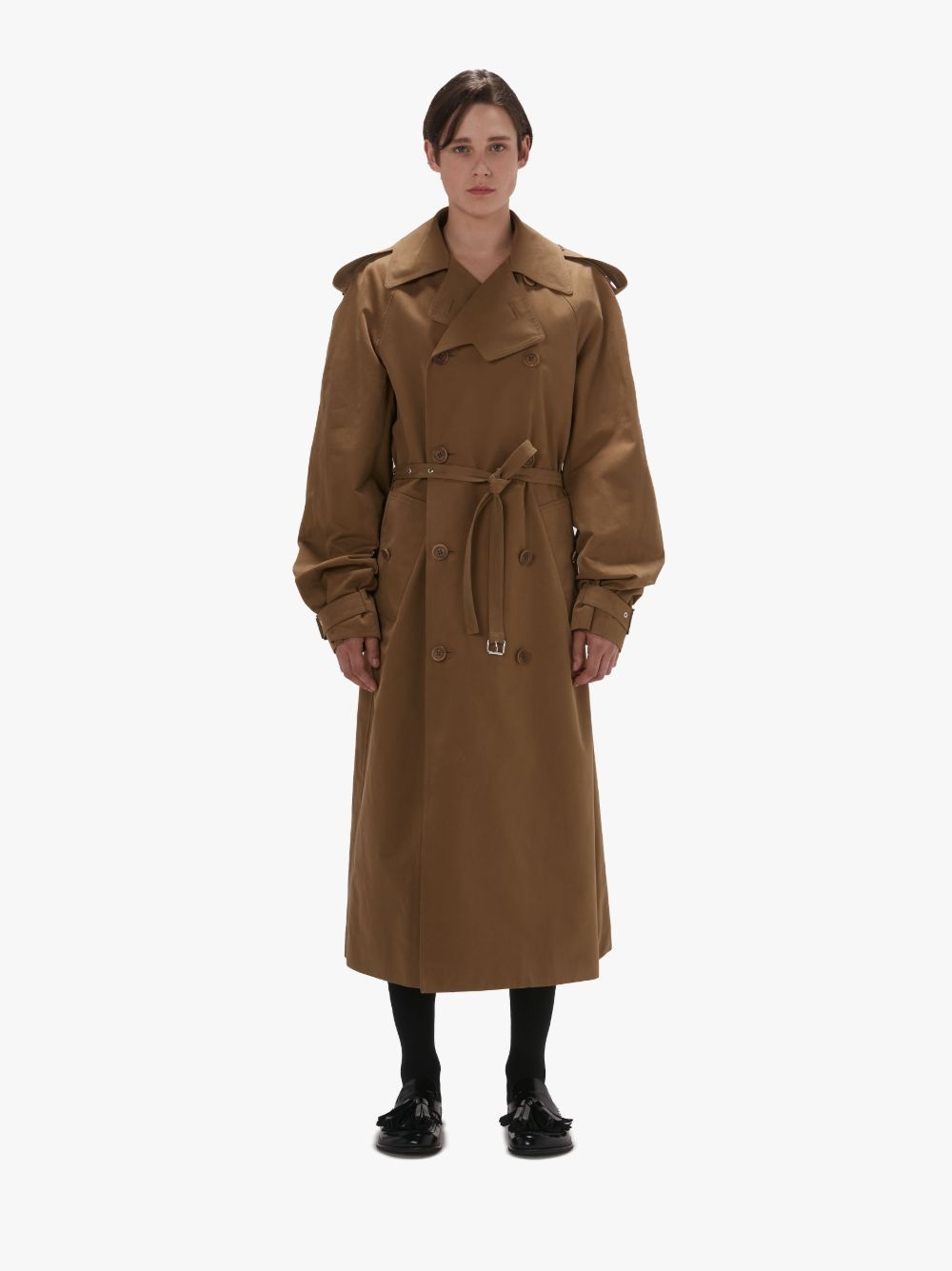 COTTON DRILL TRENCH COAT - 2