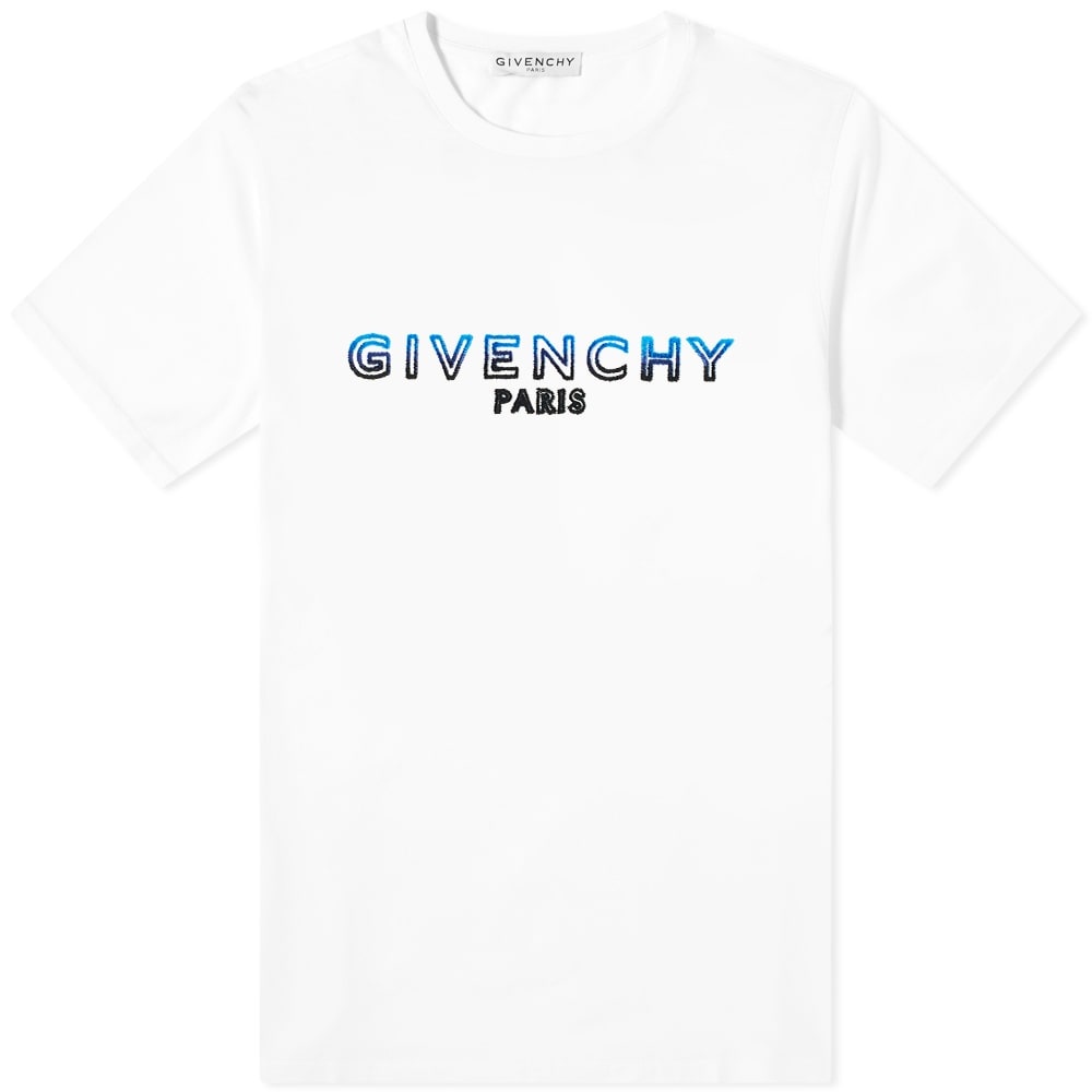 Givenchy Regular Fit Tufting Logo Tee - 1