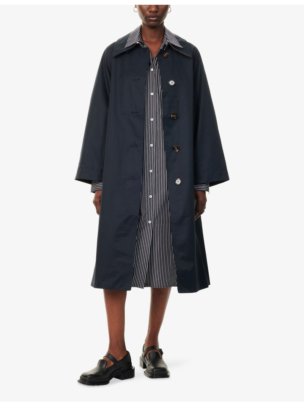 Robyn Belted Cotton-Blend Trench Coat - 2