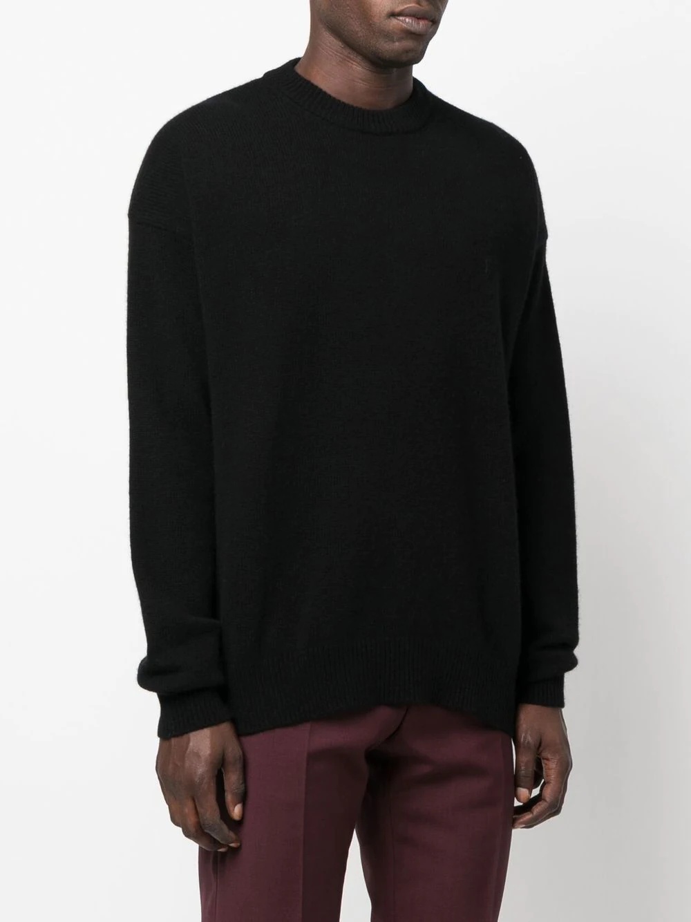 crew-neck wool-mohair jumper - 5