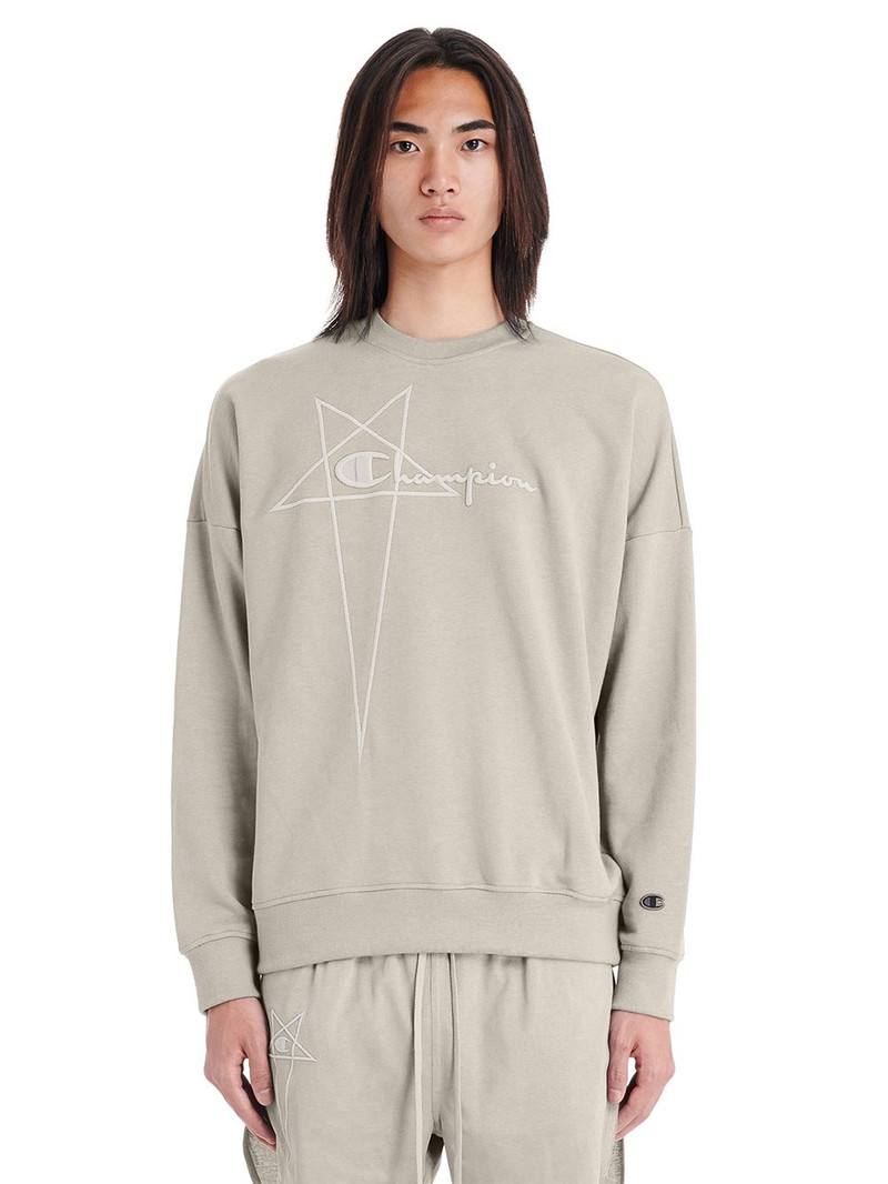 + Champion Logo-Embroidered Organic Cotton-Jersey Sweatshirt 1
