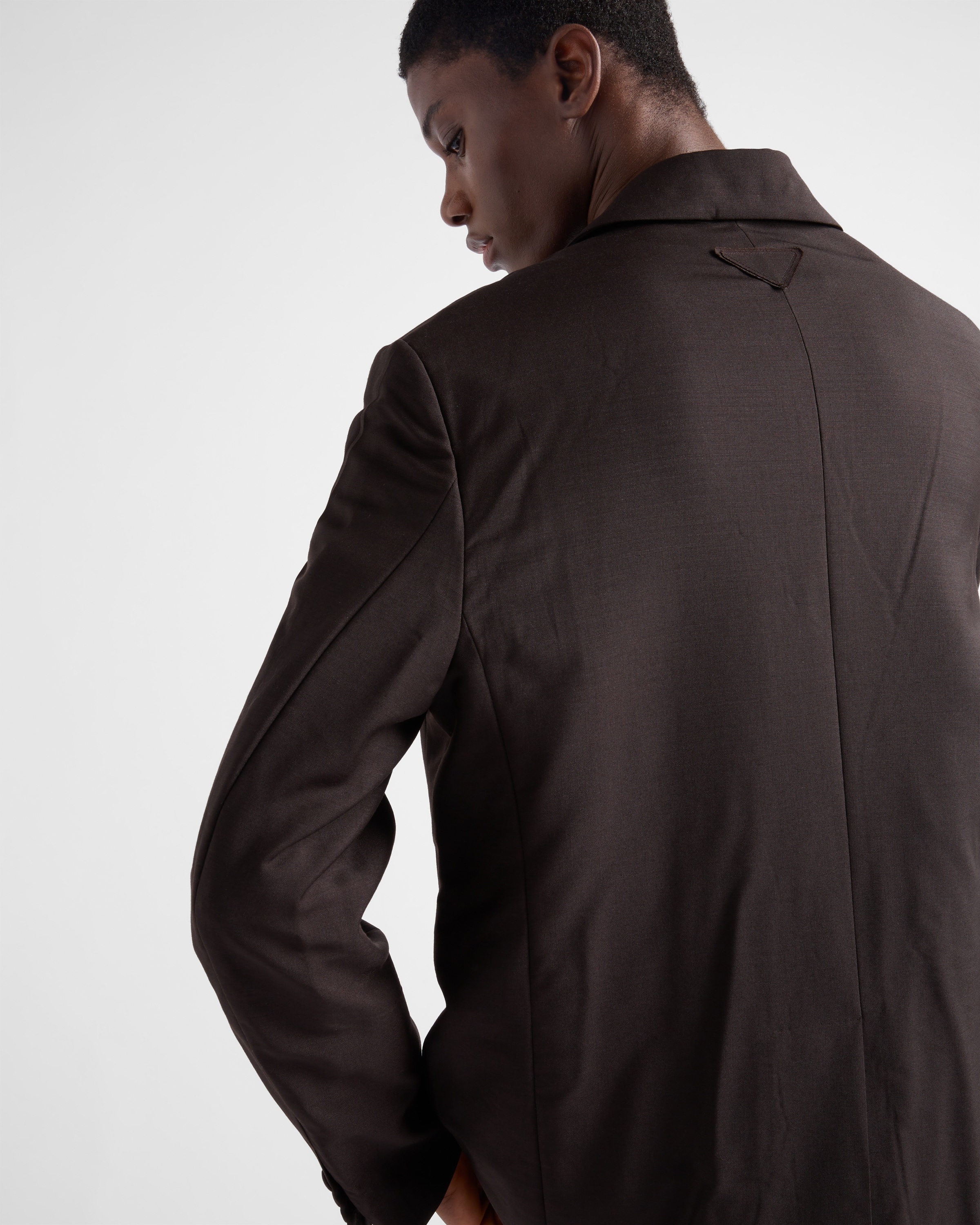 Mohair wool single-breasted jacket - 4