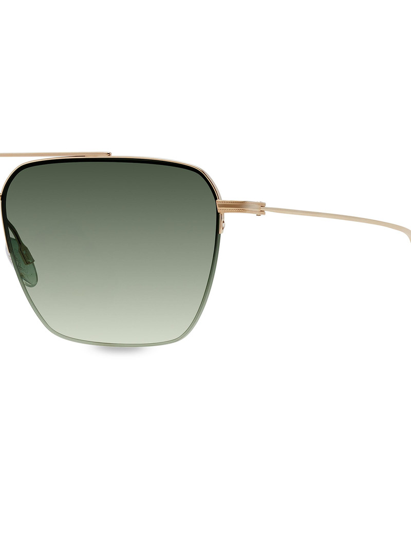 Men's Armstrong 55MM Aviator Sunglasses - Gold Julep 4