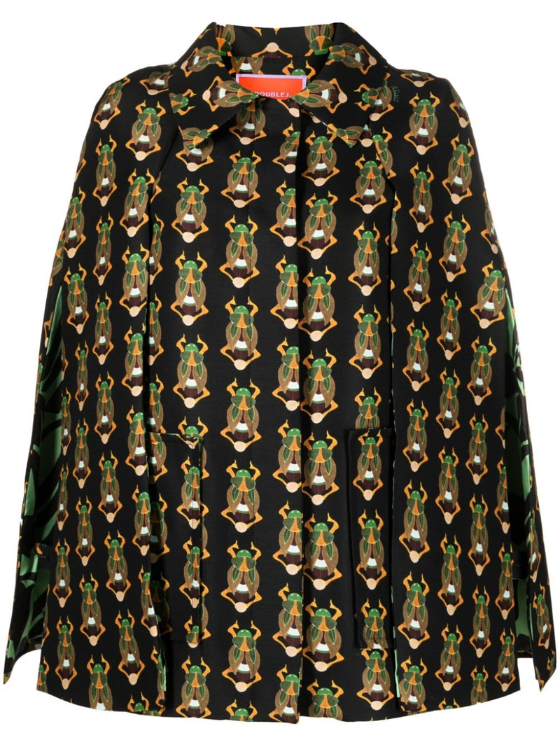 Scarab 인쇄 면 blazer 1