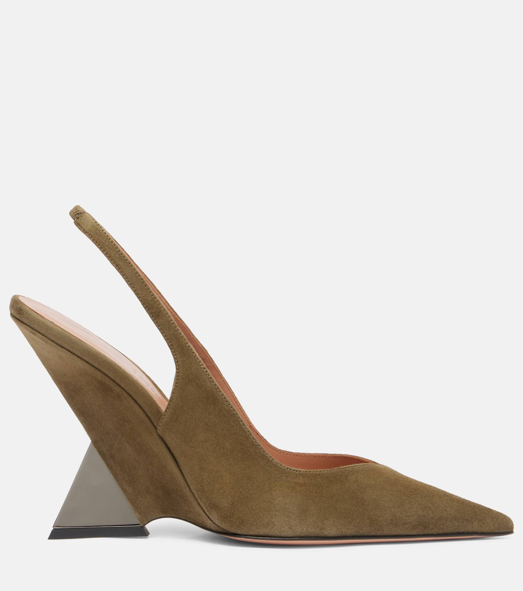Cheope 105 suede slingback pumps - 5