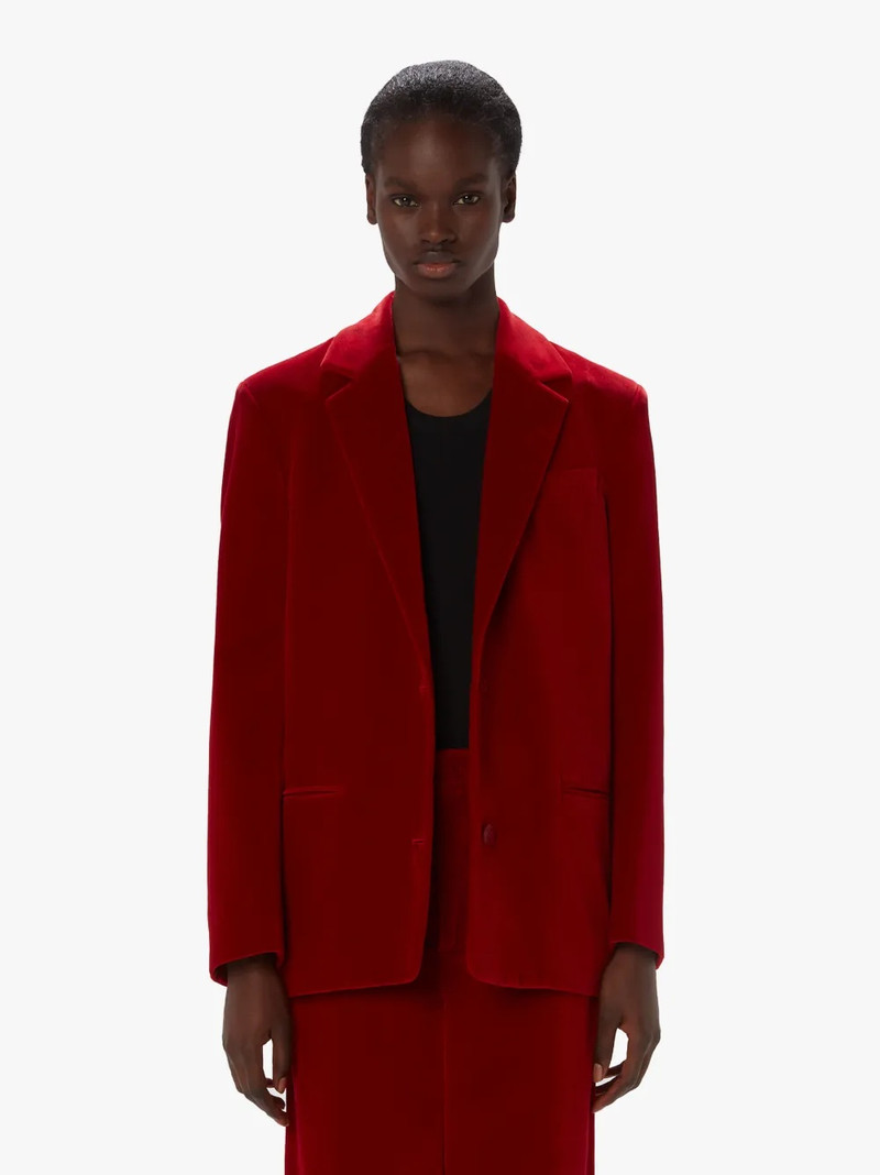 JW Anderson VELVET SINGLE BREASTED JACKET outlook