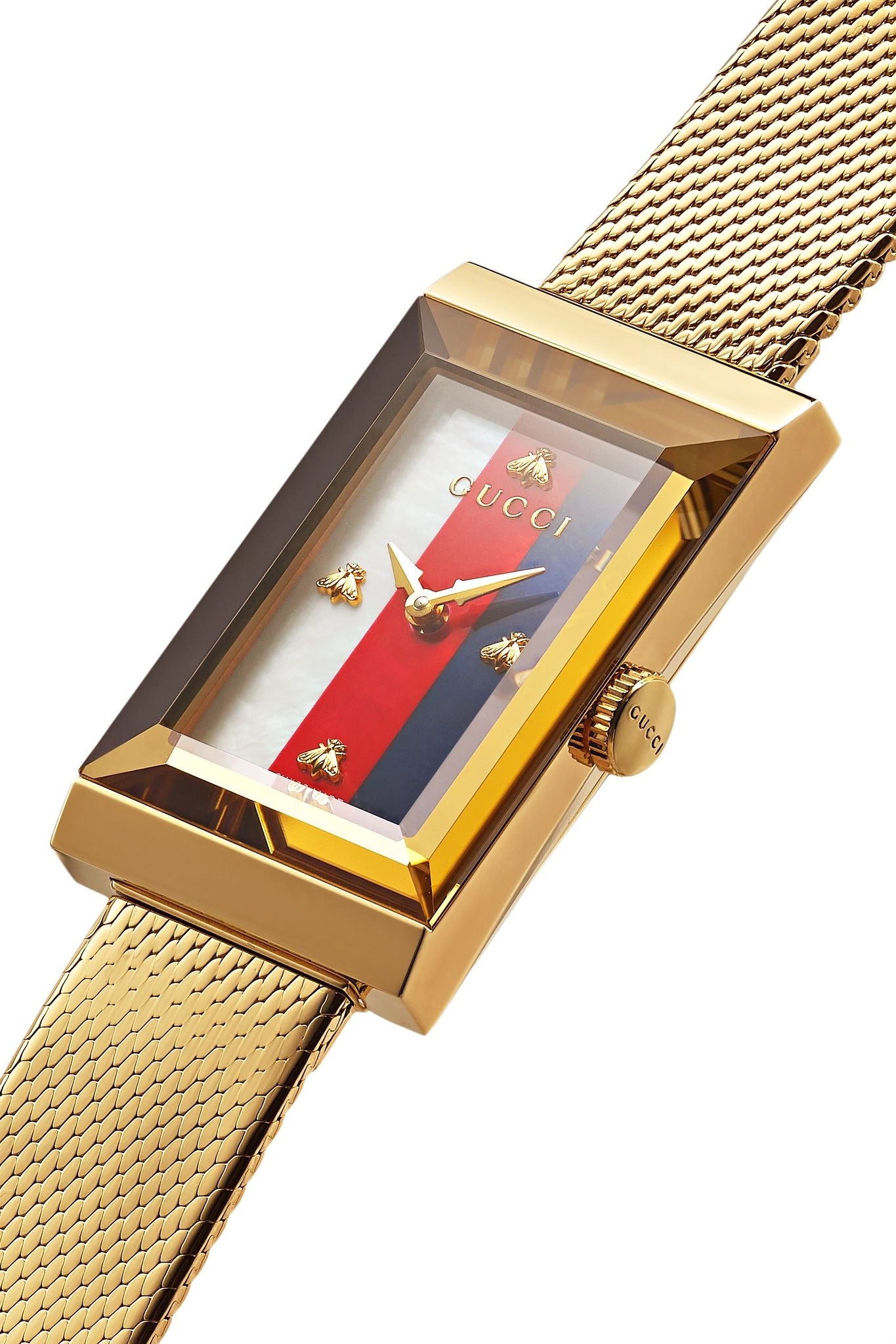 G-Frame 21mm PVD-plated and mother-of-pearl watch - 2