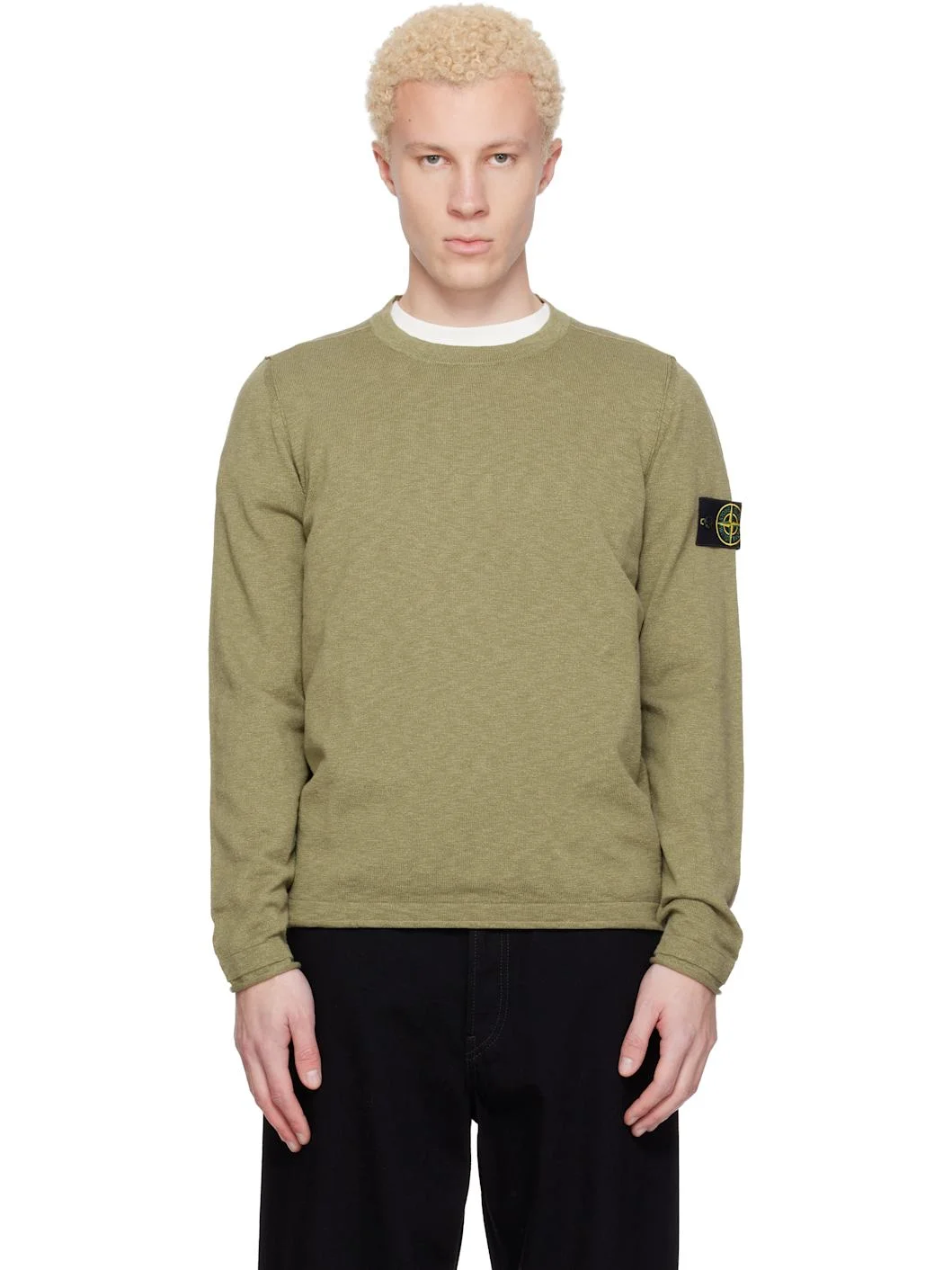 Khaki 5100052 Organic Cotton Nylon Sweater - 1
