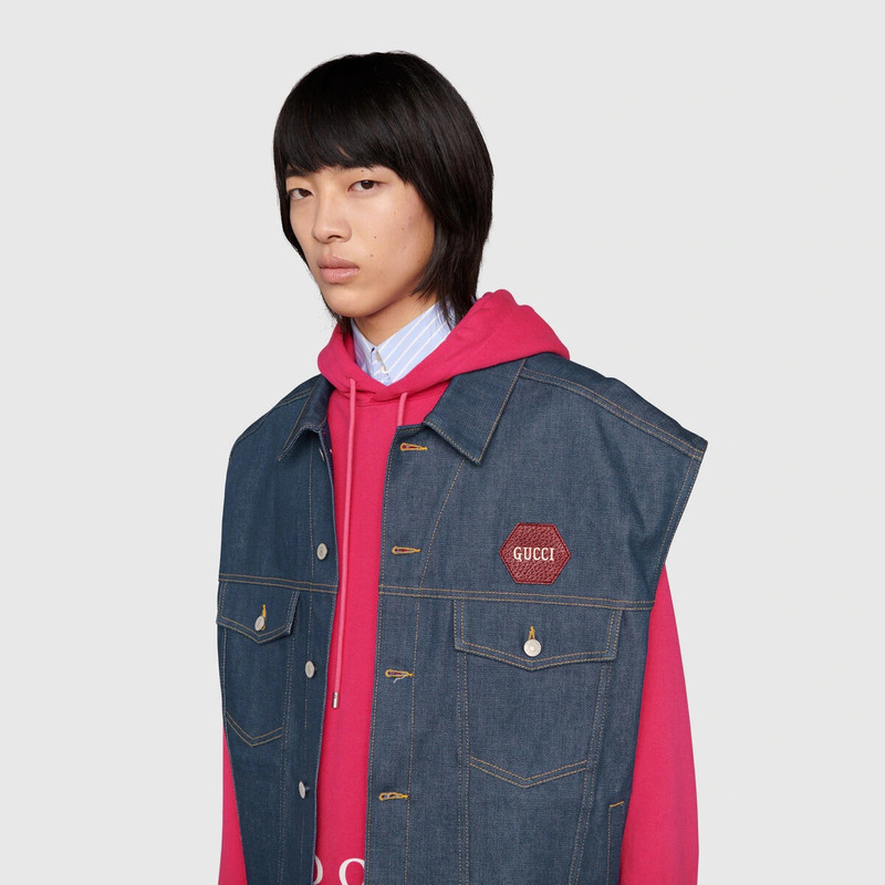 Gucci 100 denim vest 6