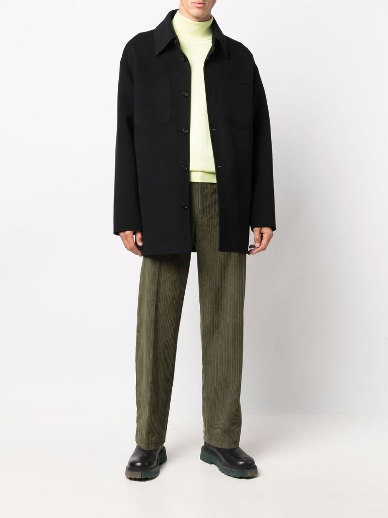 corduroy straight-leg trousers - 2