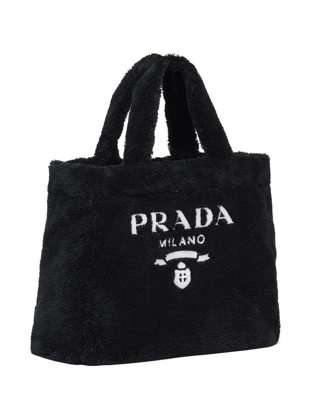 logo-print terry-cloth tote bag - 4