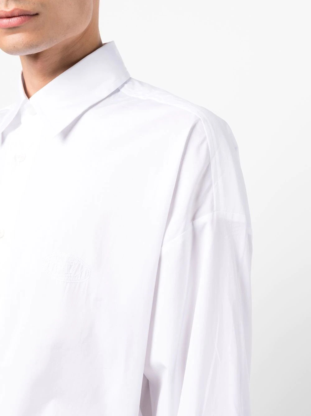 tonal logo long-sleeve shirt - 5